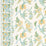 Schumacher Indali Bordered Linen Citron And Mineral Fabric 180110