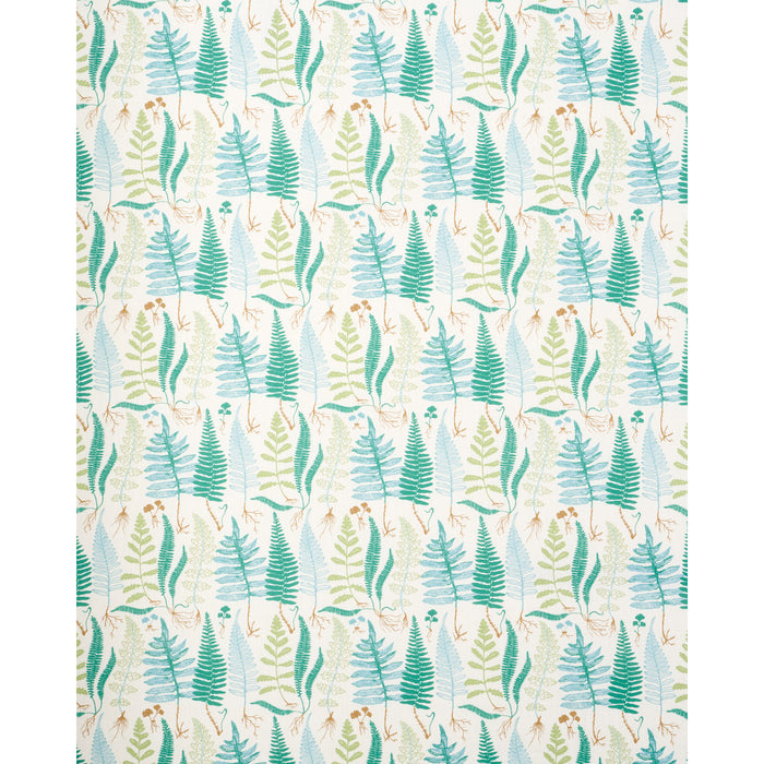 Schumacher Halcott Indoor/Outdoor Aqua Fabric Sample 180211