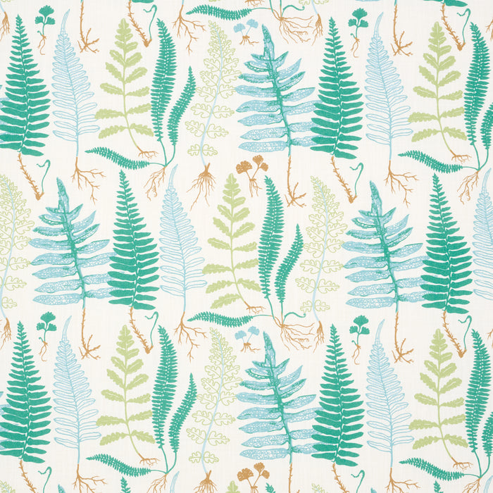 Schumacher Halcott Indoor/Outdoor Aqua Fabric Sample 180211