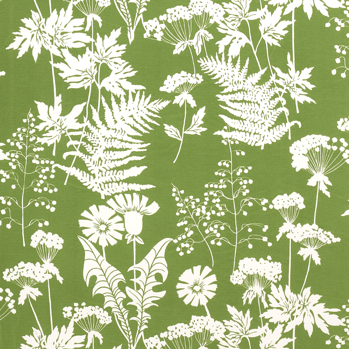 Schumacher Spring Floral Indoor/Outdoor Green Fabric 180221