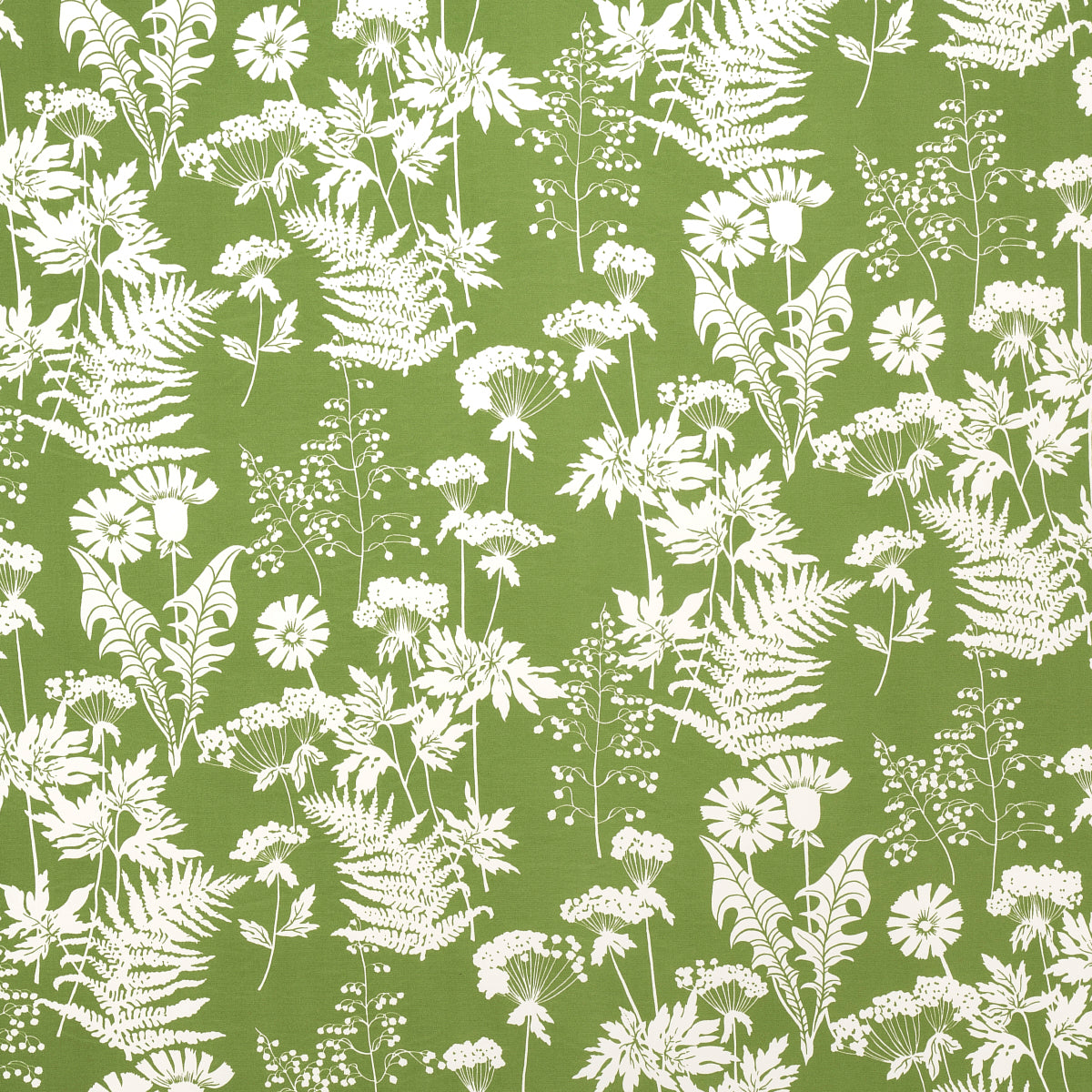 Schumacher Spring Floral Indoor/Outdoor Green Fabric 180221