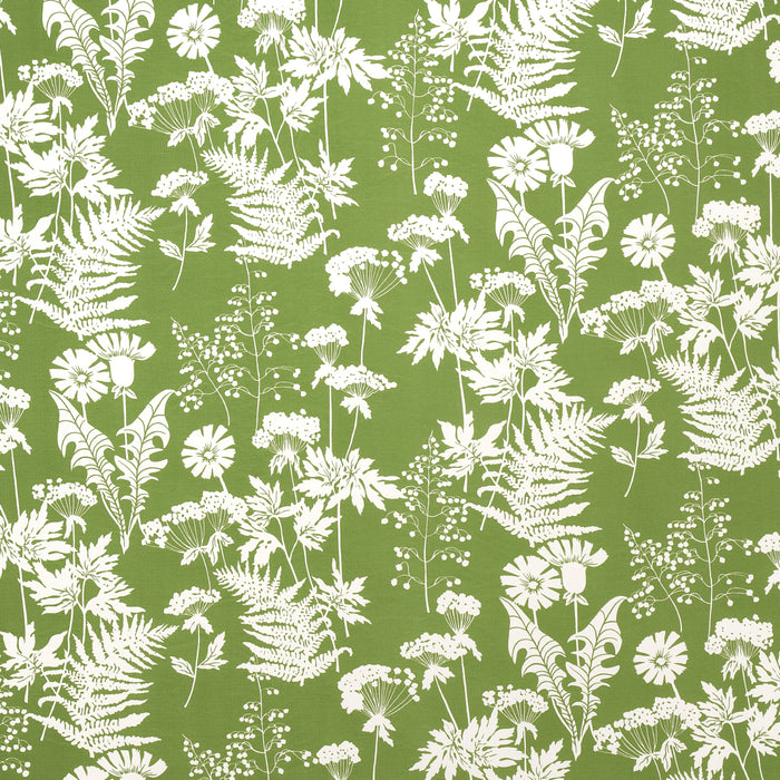 Schumacher Spring Floral Indoor/Outdoor Green Fabric Sample 180221