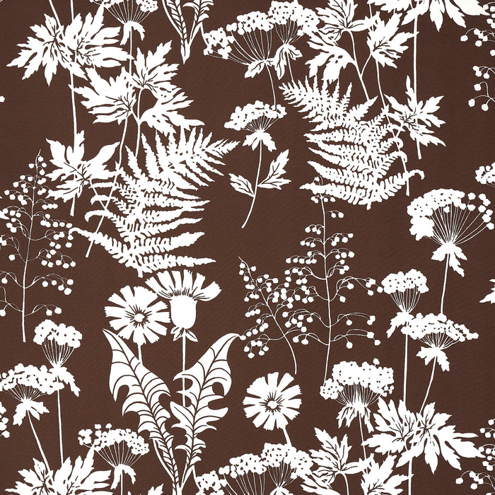 Schumacher Spring Floral Indoor/Outdoor Brown Fabric 180222