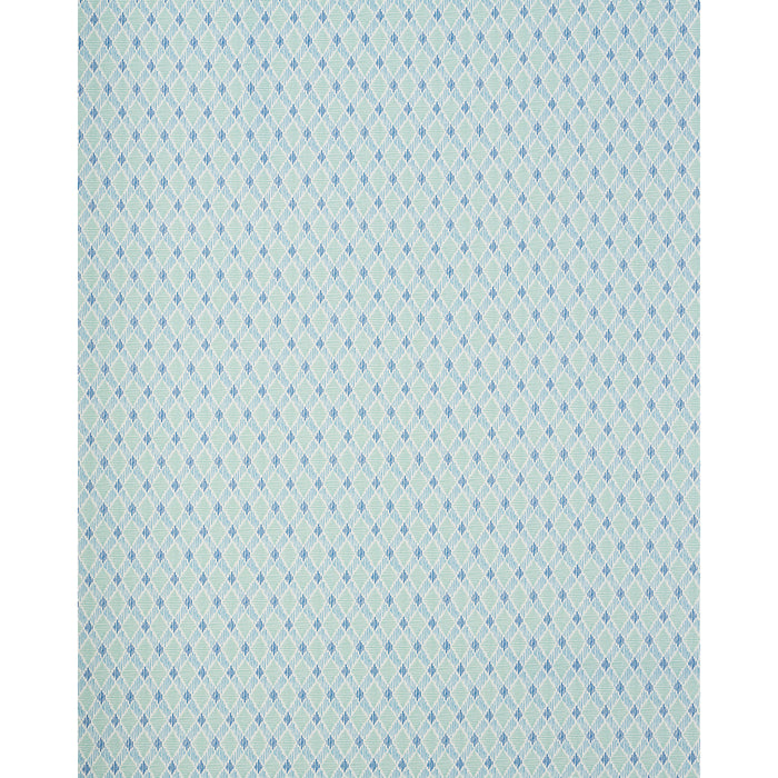 Schumacher Dexter Indoor/Outdoor Turquoise Fabric Sample 180231