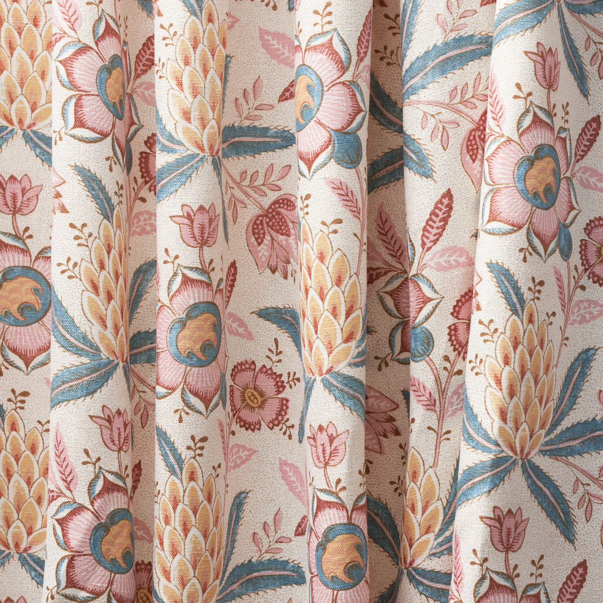 Schumacher Lafayette Botanical Rosso Antico Fabric 180252