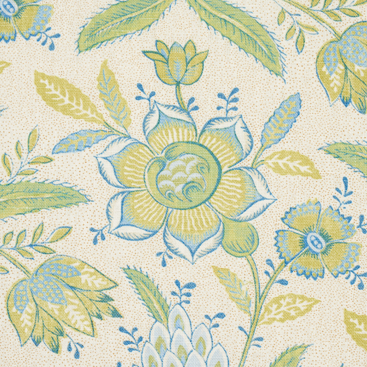 Schumacher Lafayette Botanical Moss Fabric 180253