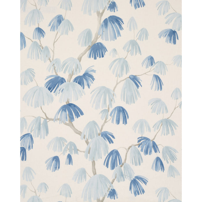 Schumacher Weeping Pine Slate Fabric 180350