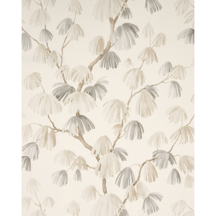 Schumacher Weeping Pine Neutral Fabric Sample 180351