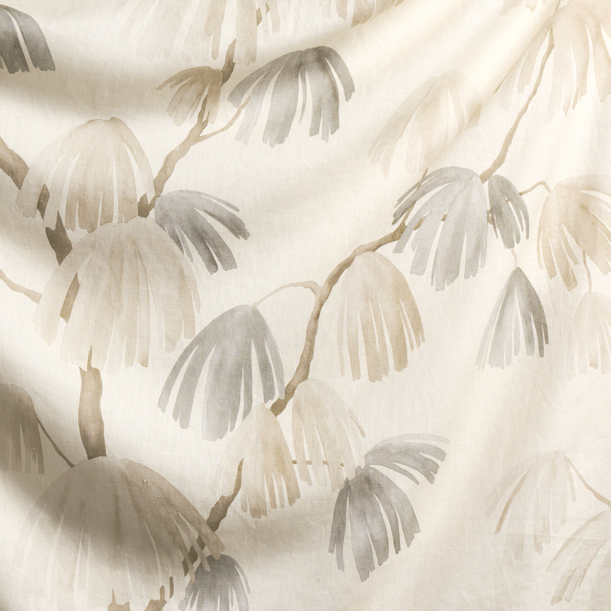 Schumacher Weeping Pine Neutral Fabric 180351