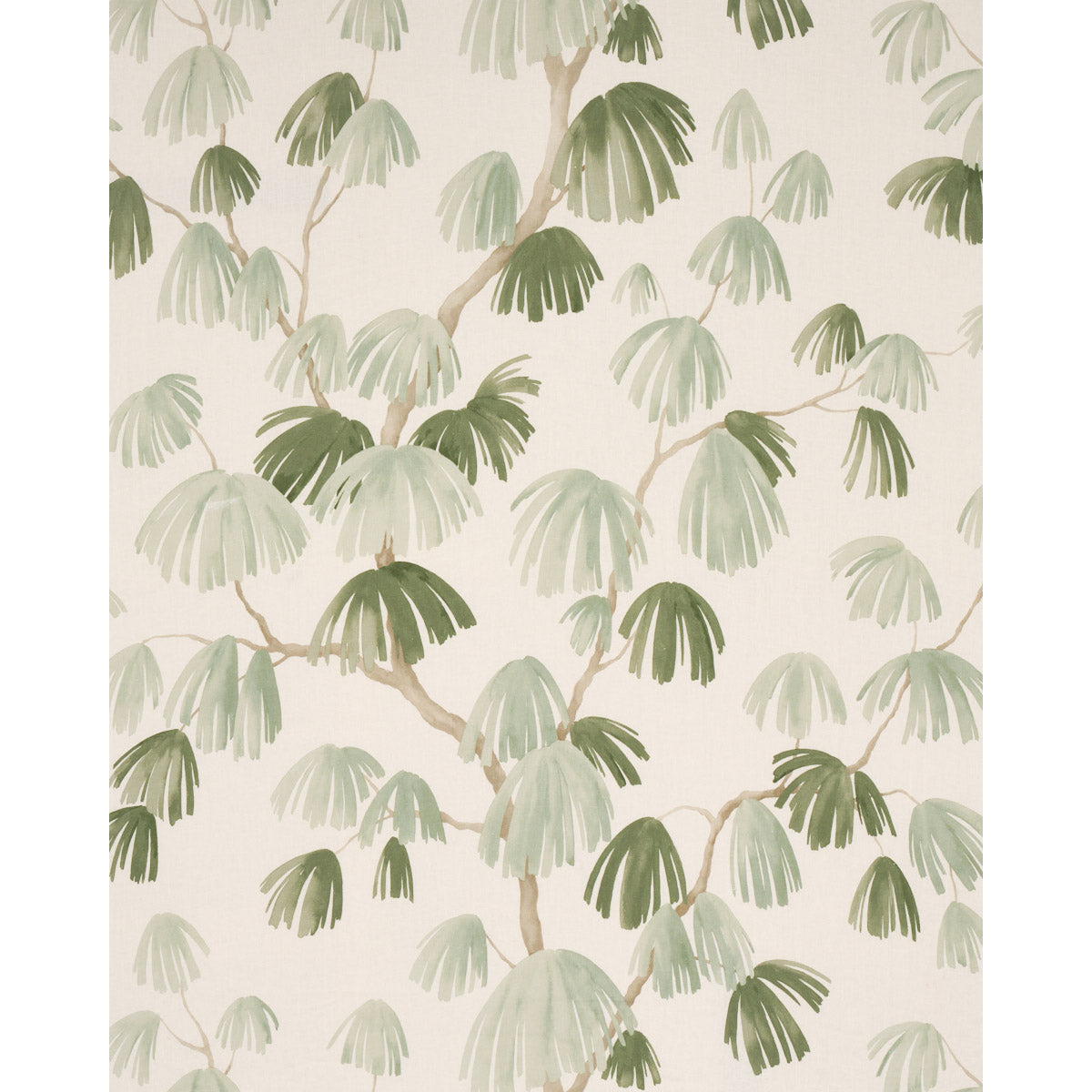 Schumacher Weeping Pine Sage Fabric Sample 180352