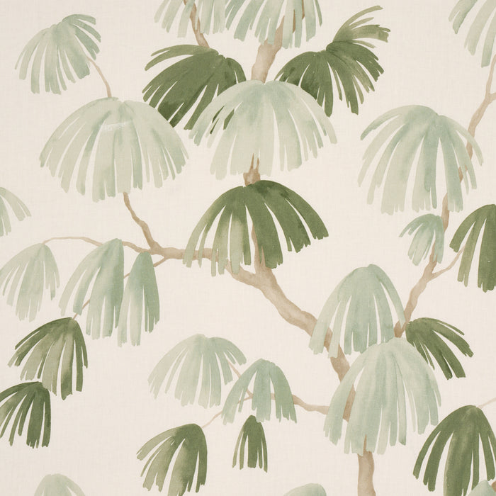 Schumacher Weeping Pine Sage Fabric 180352