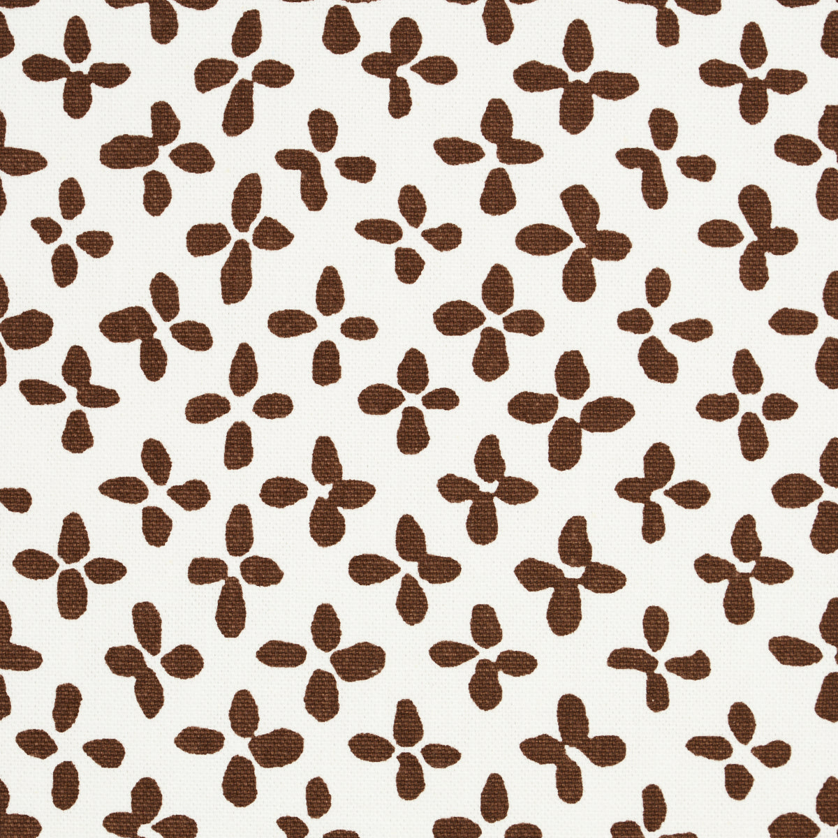 Schumacher Emerson Brown Fabric Sample 180380