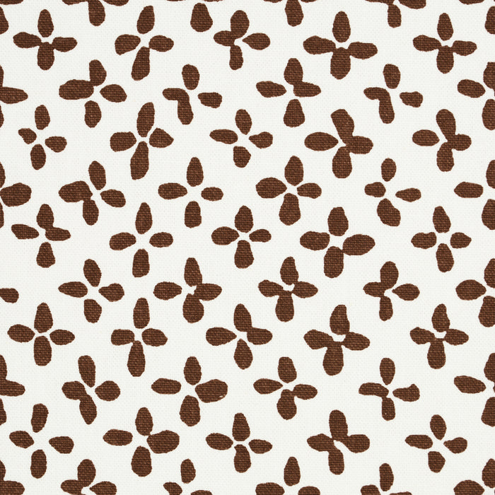 Schumacher Emerson Brown Fabric 180380