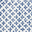 Schumacher Emerson Blue Fabric Sample 180381