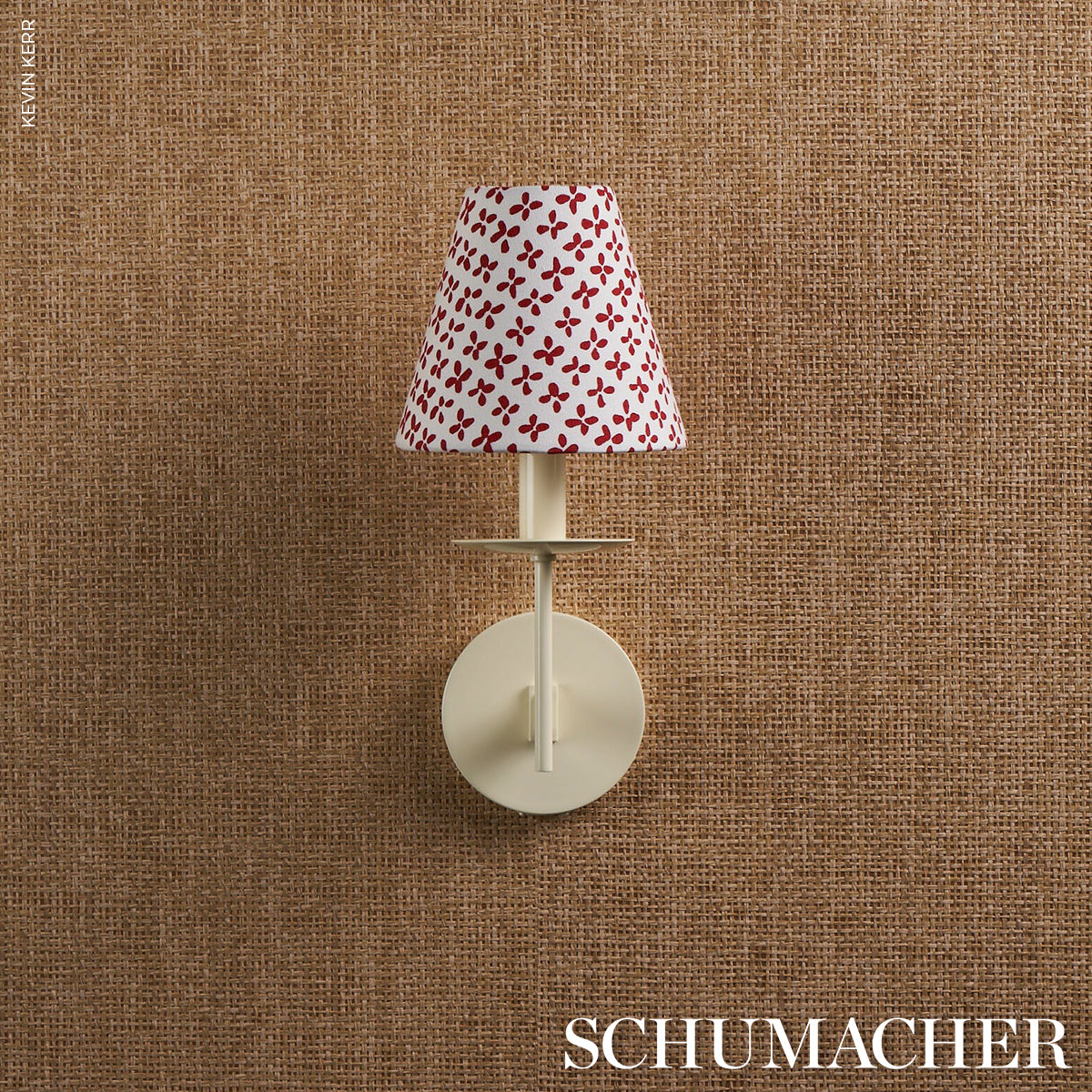 Schumacher Emerson Red Fabric 180382