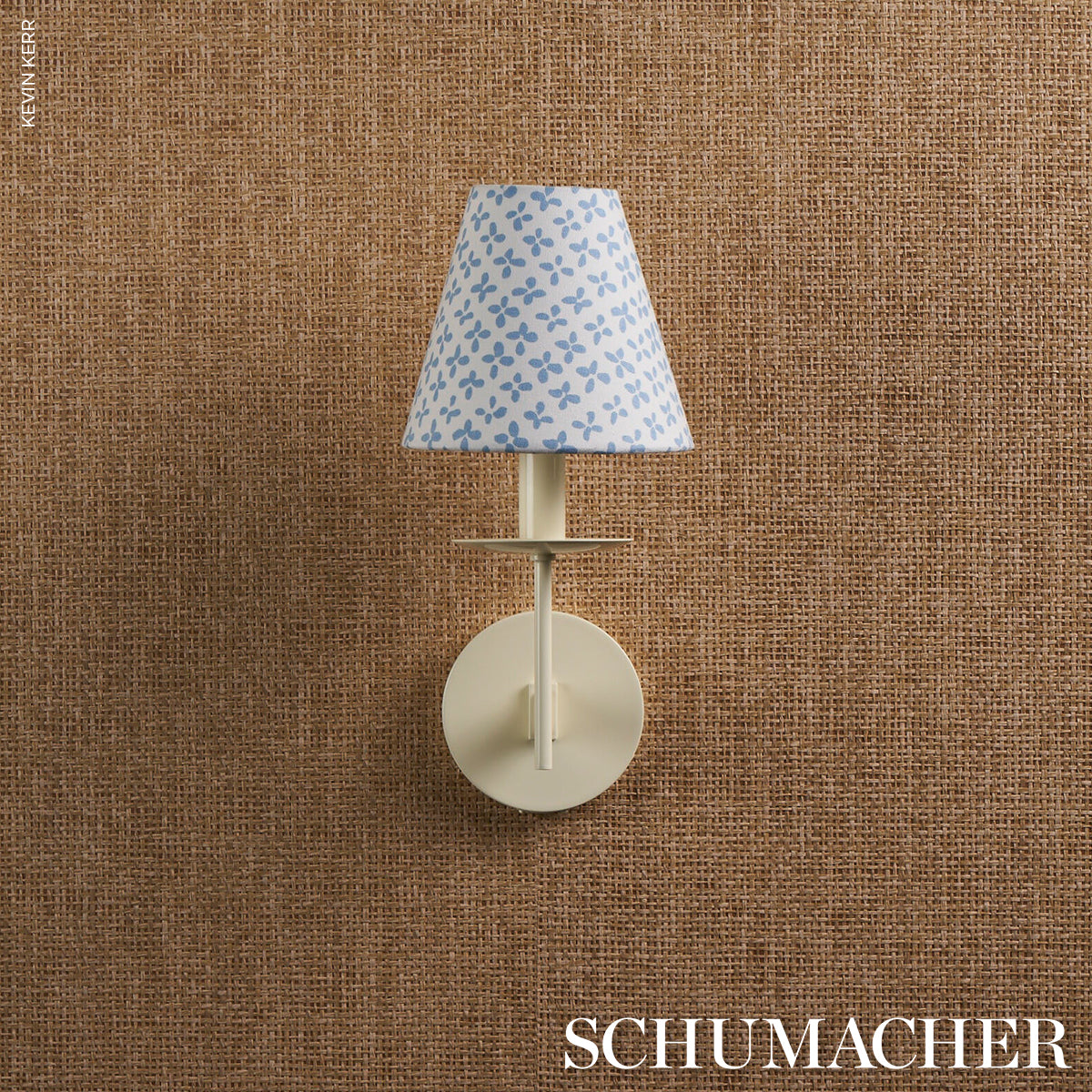 Schumacher Emerson Sky Fabric 180383