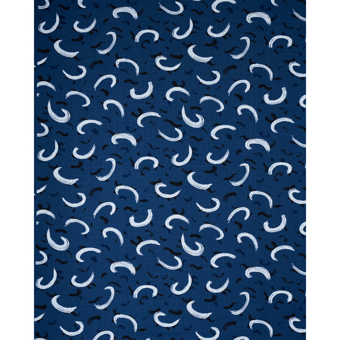 Schumacher Brushmark Blue Fabric Sample 180400