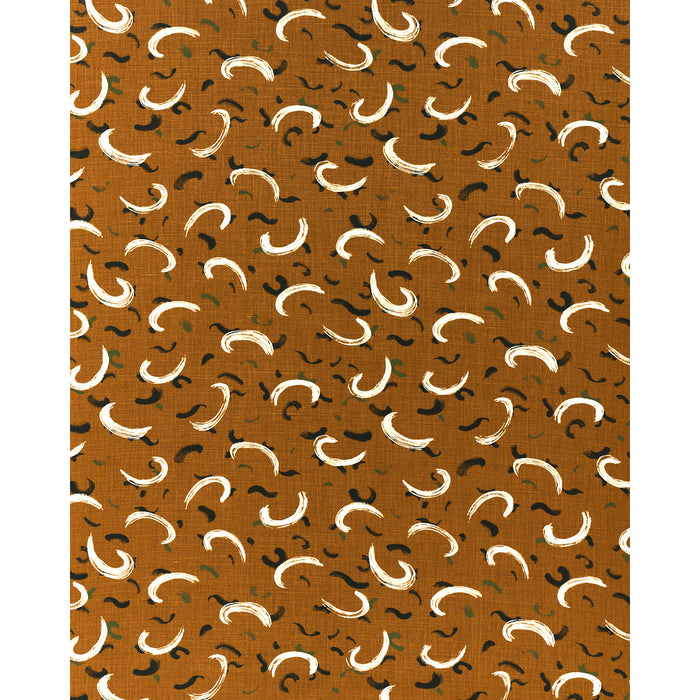 Schumacher Brushmark Gold Fabric 180401