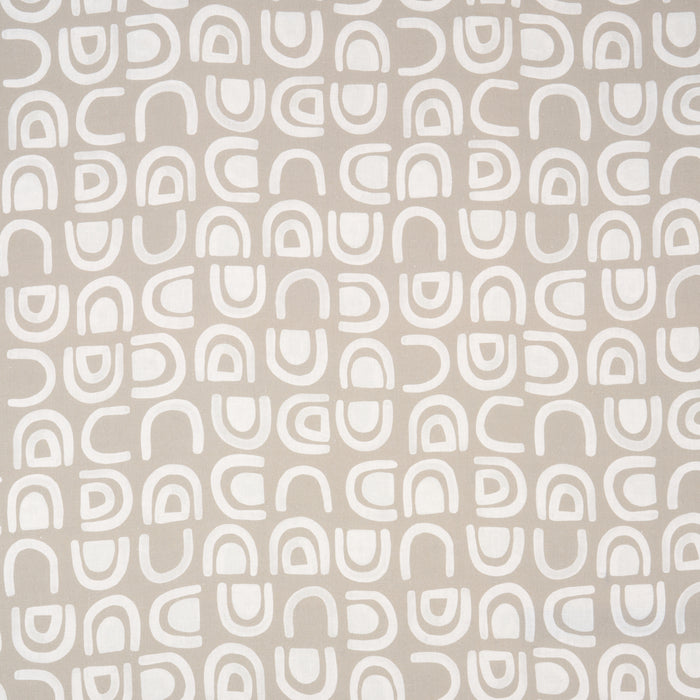 Schumacher Threshold Printed Linen Ginger Fabric 180420