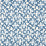 Schumacher Threshold Printed Linen Lapis Fabric Sample 180422