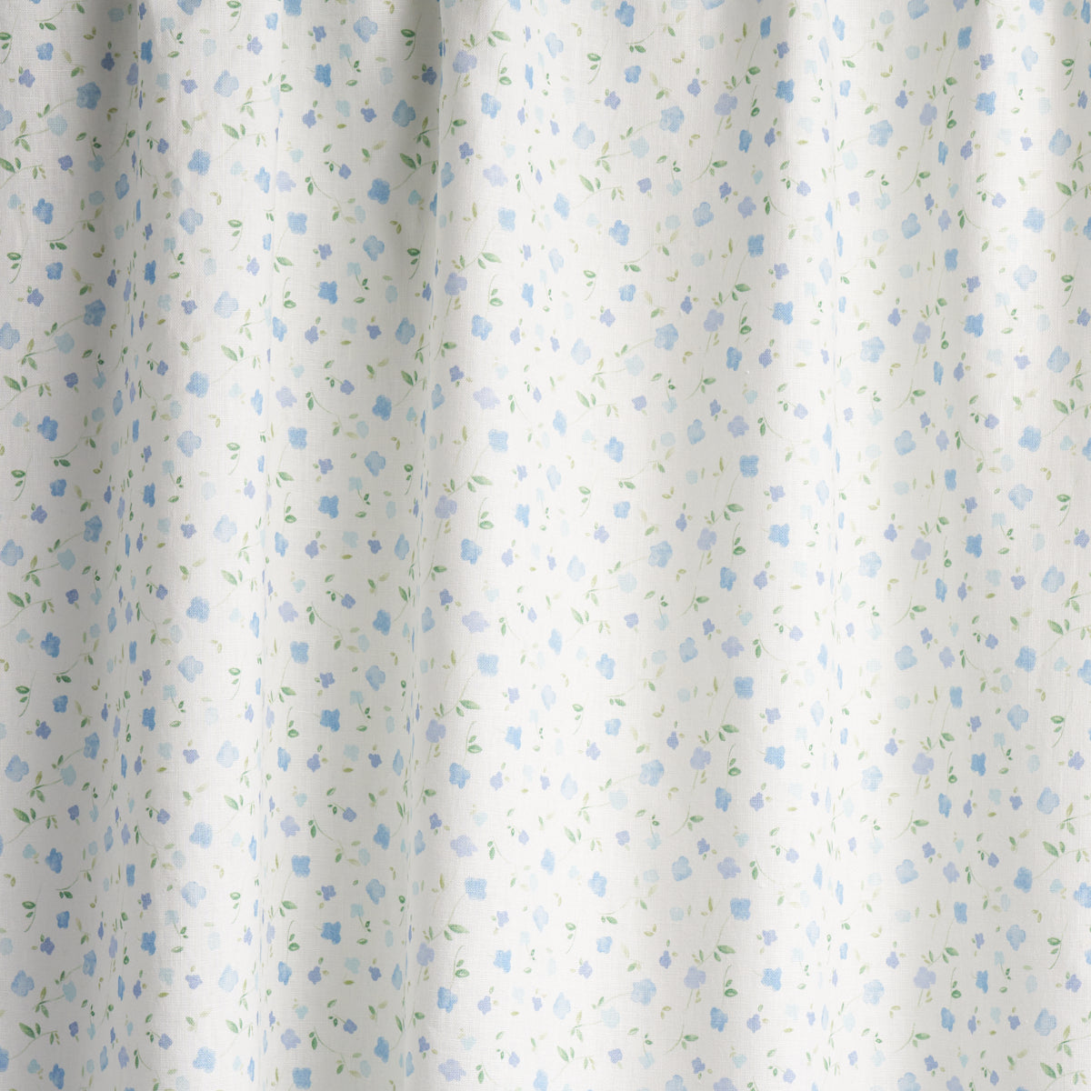 Schumacher Bloomwind Performance Linen Blue Fabric 180431