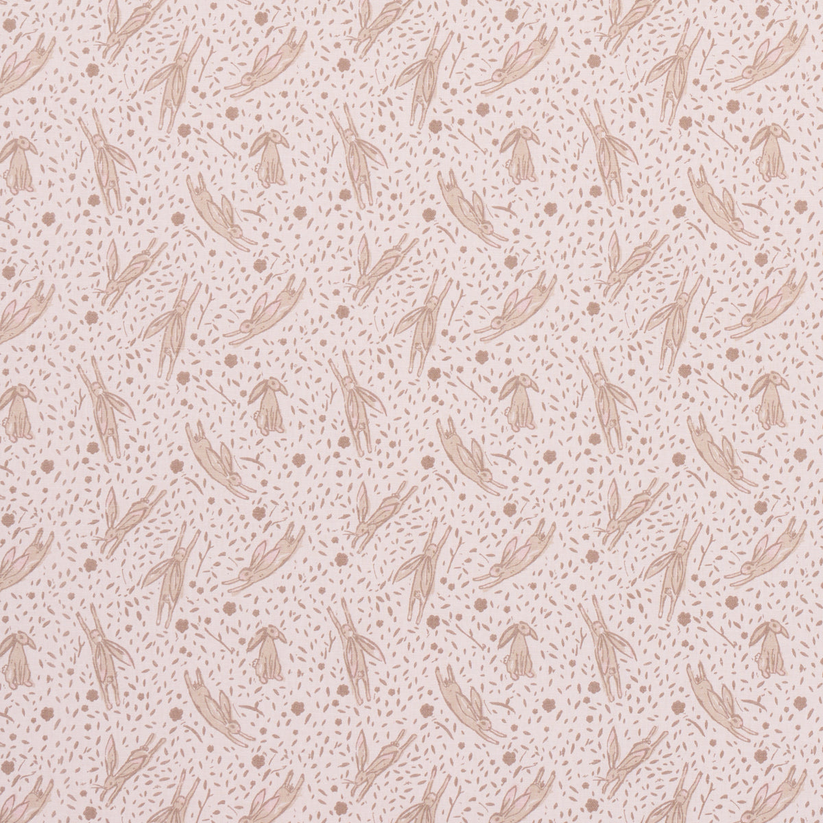 Schumacher Rabbit High Performance Print Blush Fabric 180441