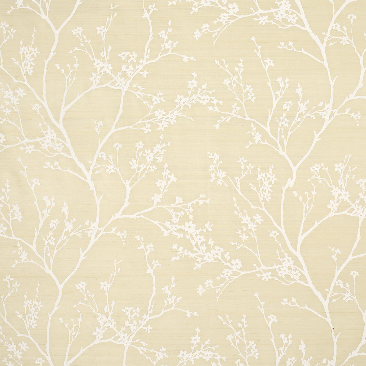 Schumacher Twiggy Silk Champagne Fabric 180501