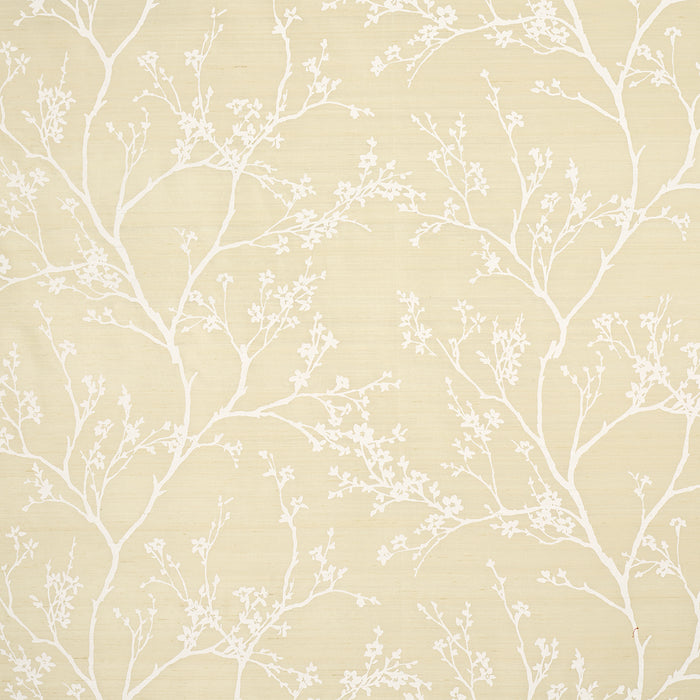 Schumacher Twiggy Silk Champagne Fabric 180501