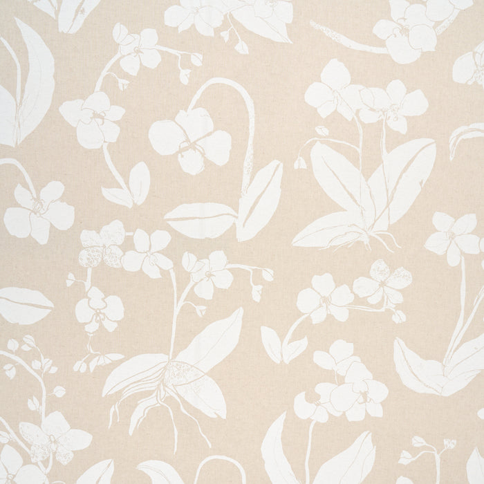 Schumacher Orchids Have Dreams Light Neutral Fabric 180511