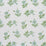 Schumacher Colline Leaf & Aqua Fabric Sample 180540