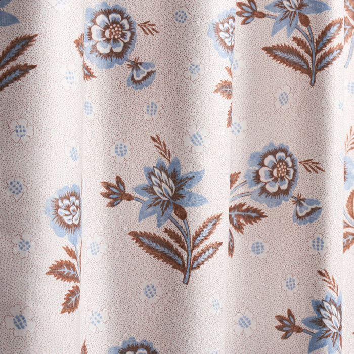 Schumacher Colline Delft & Sepia Fabric 180542