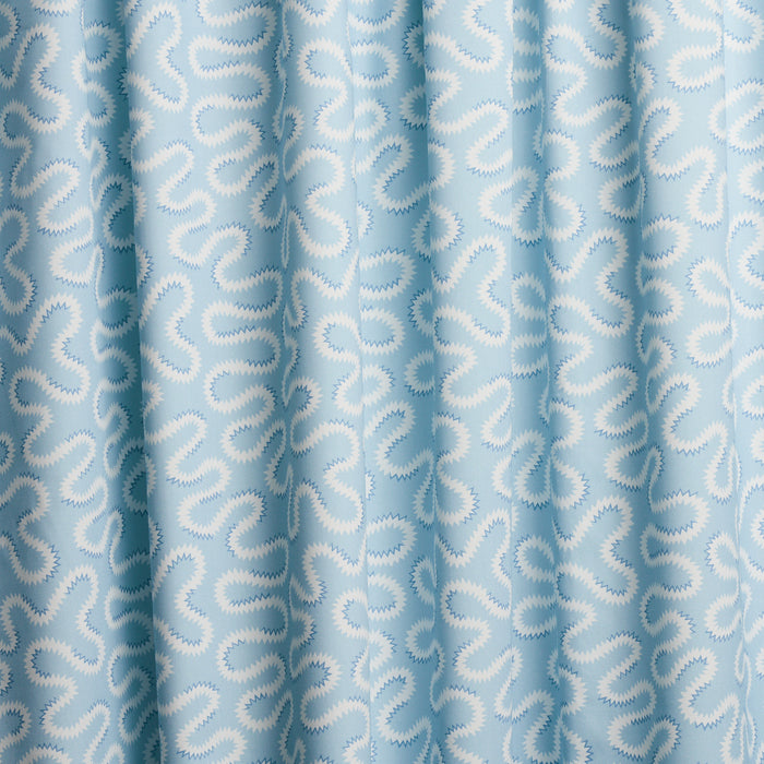 Schumacher Zoelie Aqua Fabric Sample 180550