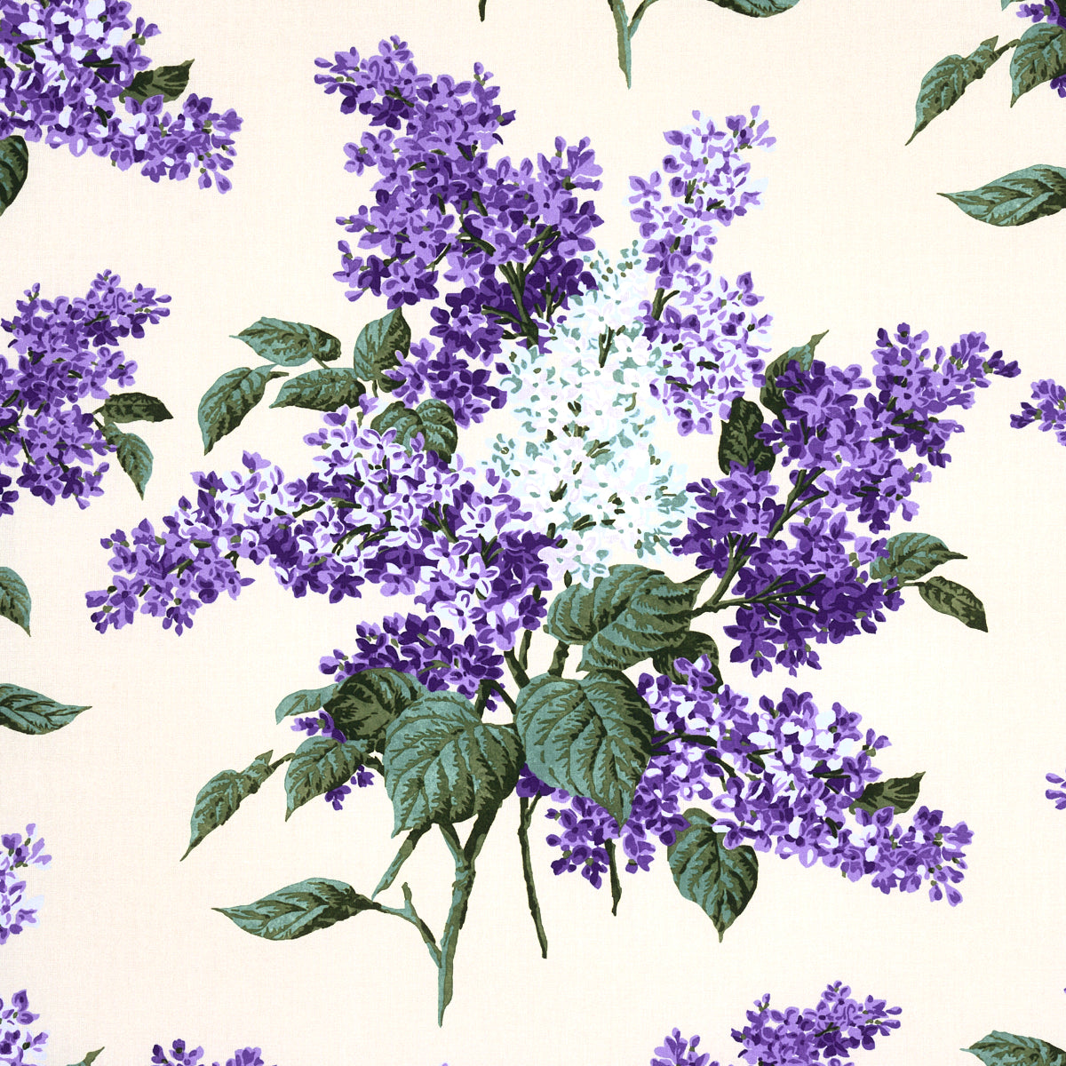 Schumacher Proust's Lilacs Purple Fabric 180621