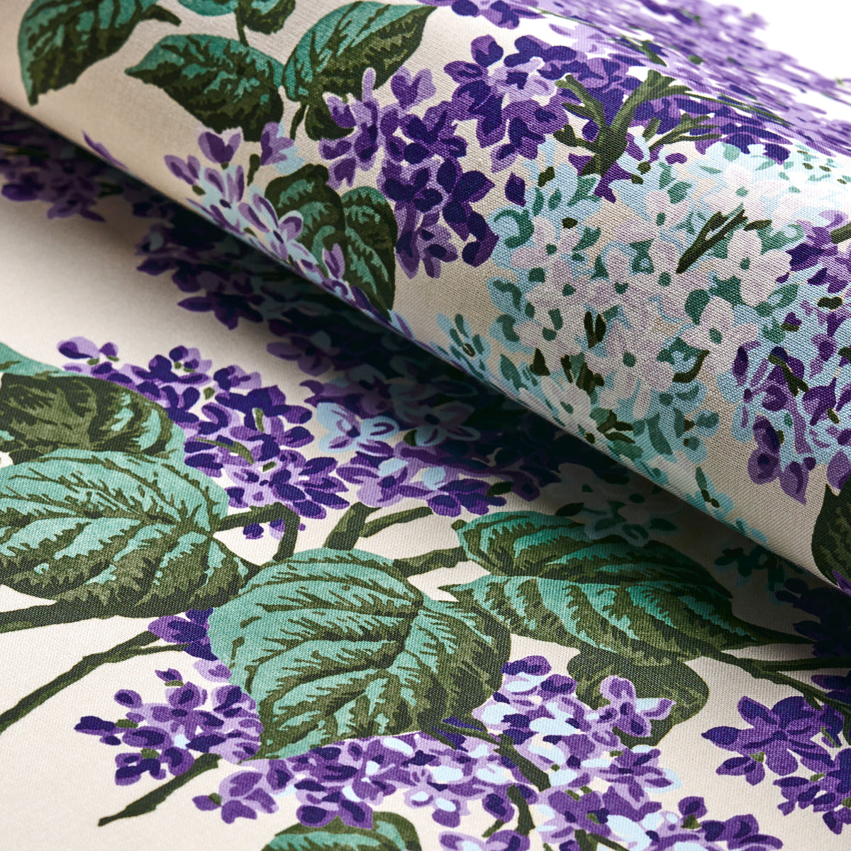 Schumacher Proust's Lilacs Purple Fabric 180621