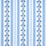 Schumacher Delft Stripe Cornflower Blue Fabric Sample 180660