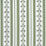 Schumacher Delft Stripe Green Fabric Sample 180661