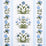 Schumacher Royal Poppy Stripe Sky Fabric 180670