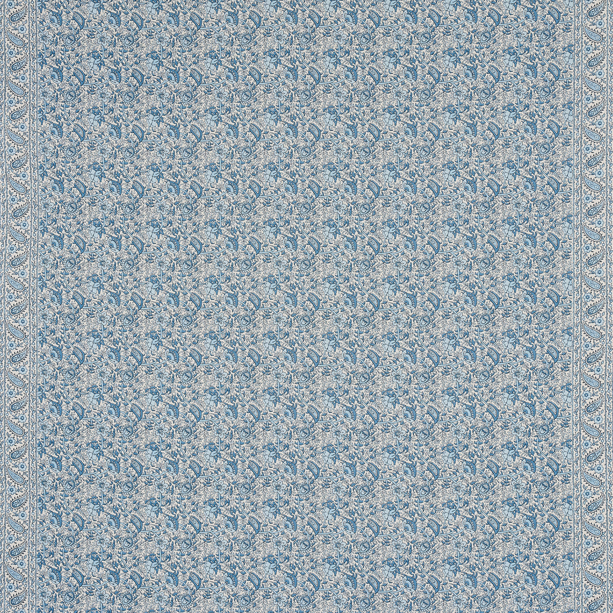 Schumacher Daisy Indoor/Outdoor Indigo Fabric 180710