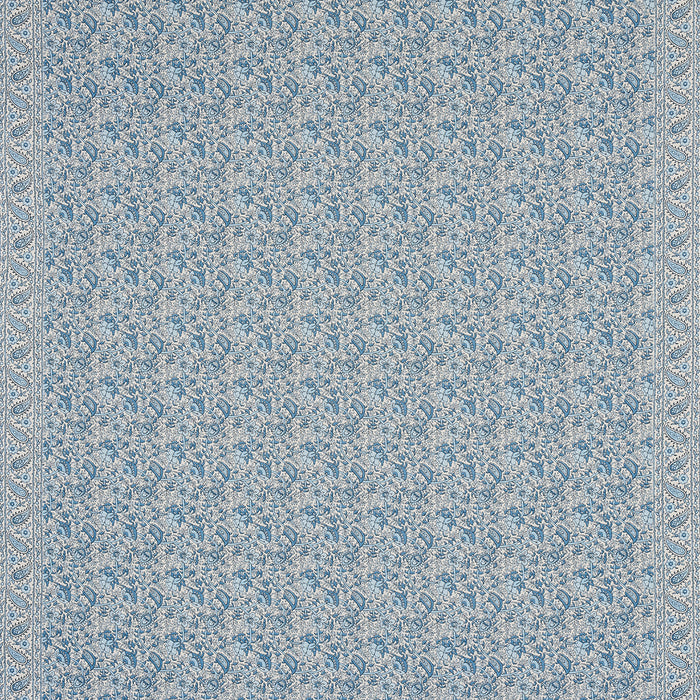 Schumacher Daisy Indoor/Outdoor Indigo Fabric Sample 180710