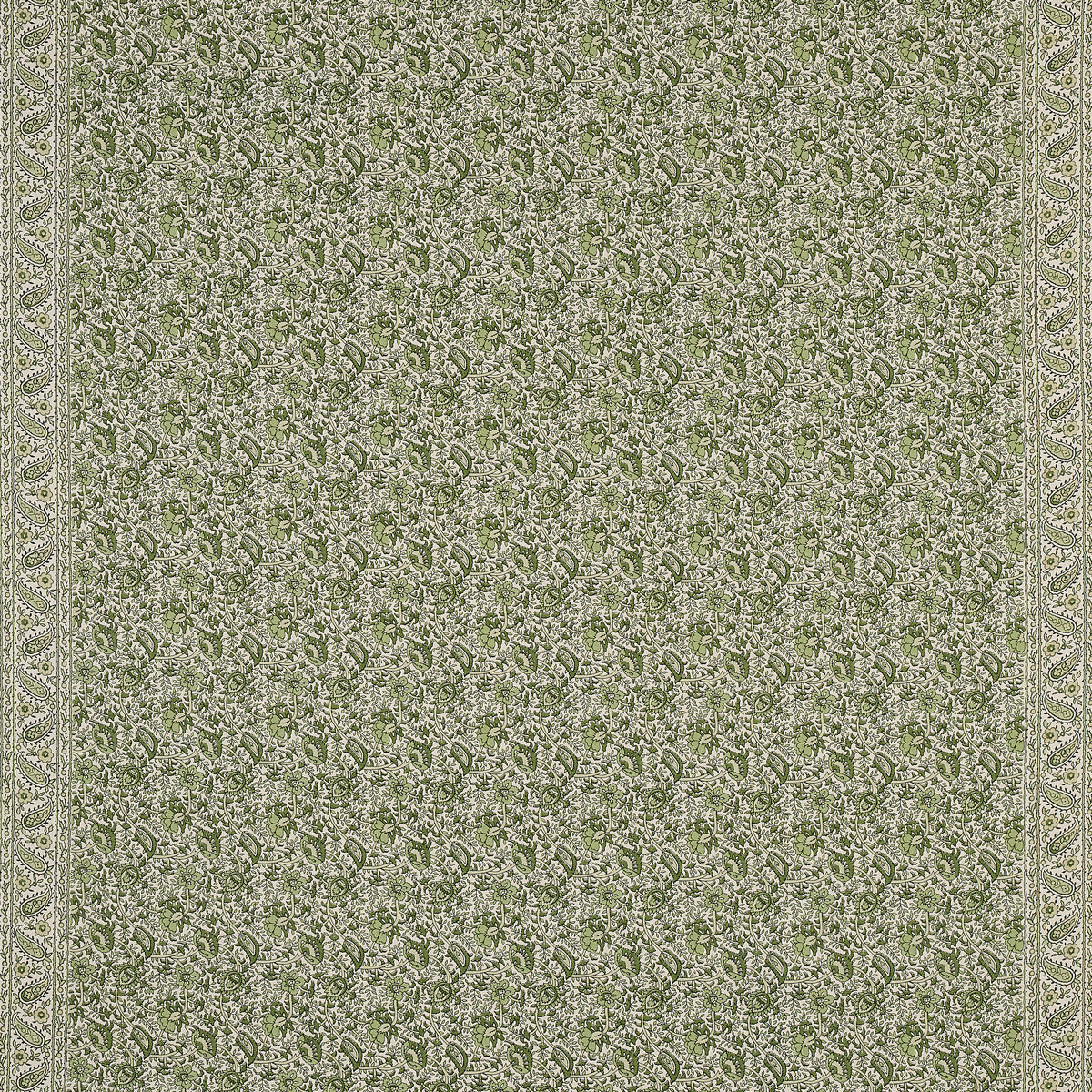 Schumacher Daisy Indoor/Outdoor Leaf Green Fabric 180711