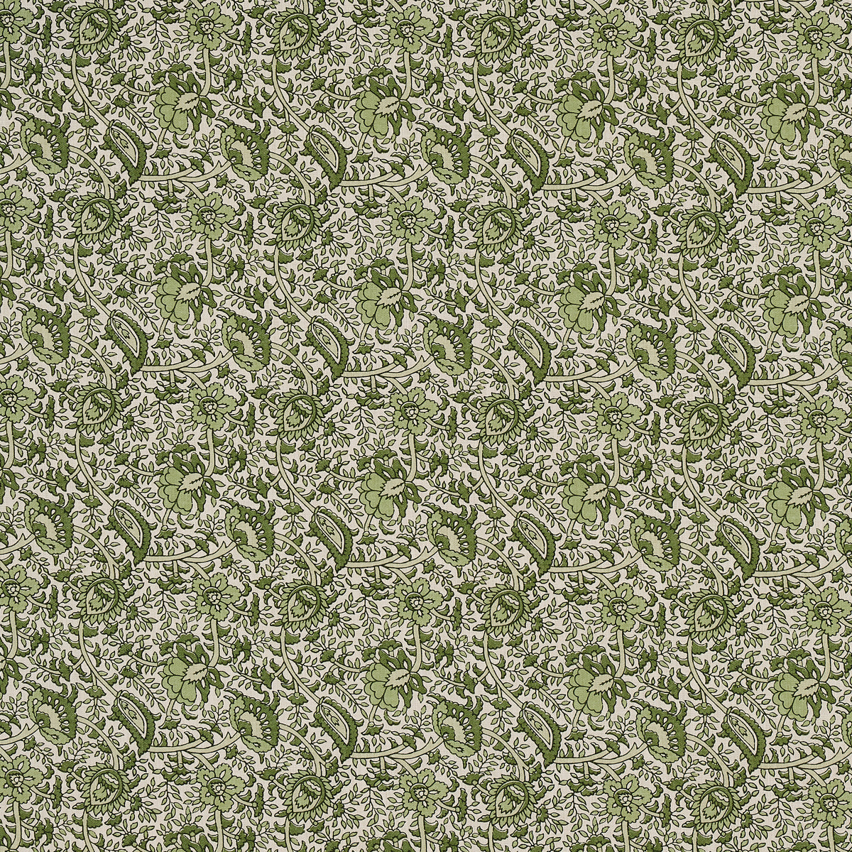 Schumacher Daisy Indoor/Outdoor Leaf Green Fabric 180711