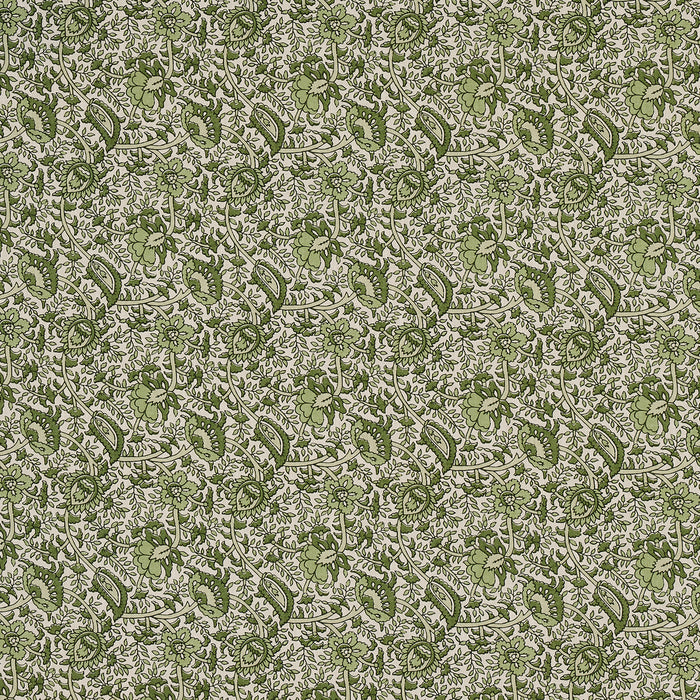 Schumacher Daisy Indoor/Outdoor Leaf Green Fabric 180711