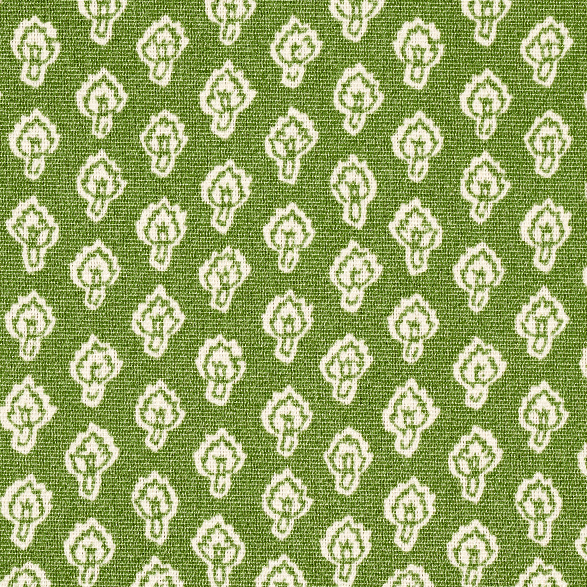 Schumacher Hyacinth Indoor/Outdoor Leaf Green Fabric 180731