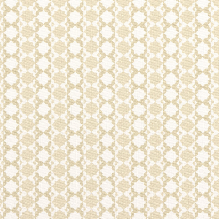 Schumacher Posy Indoor/Outdoor Neutral Fabric Sample 180752