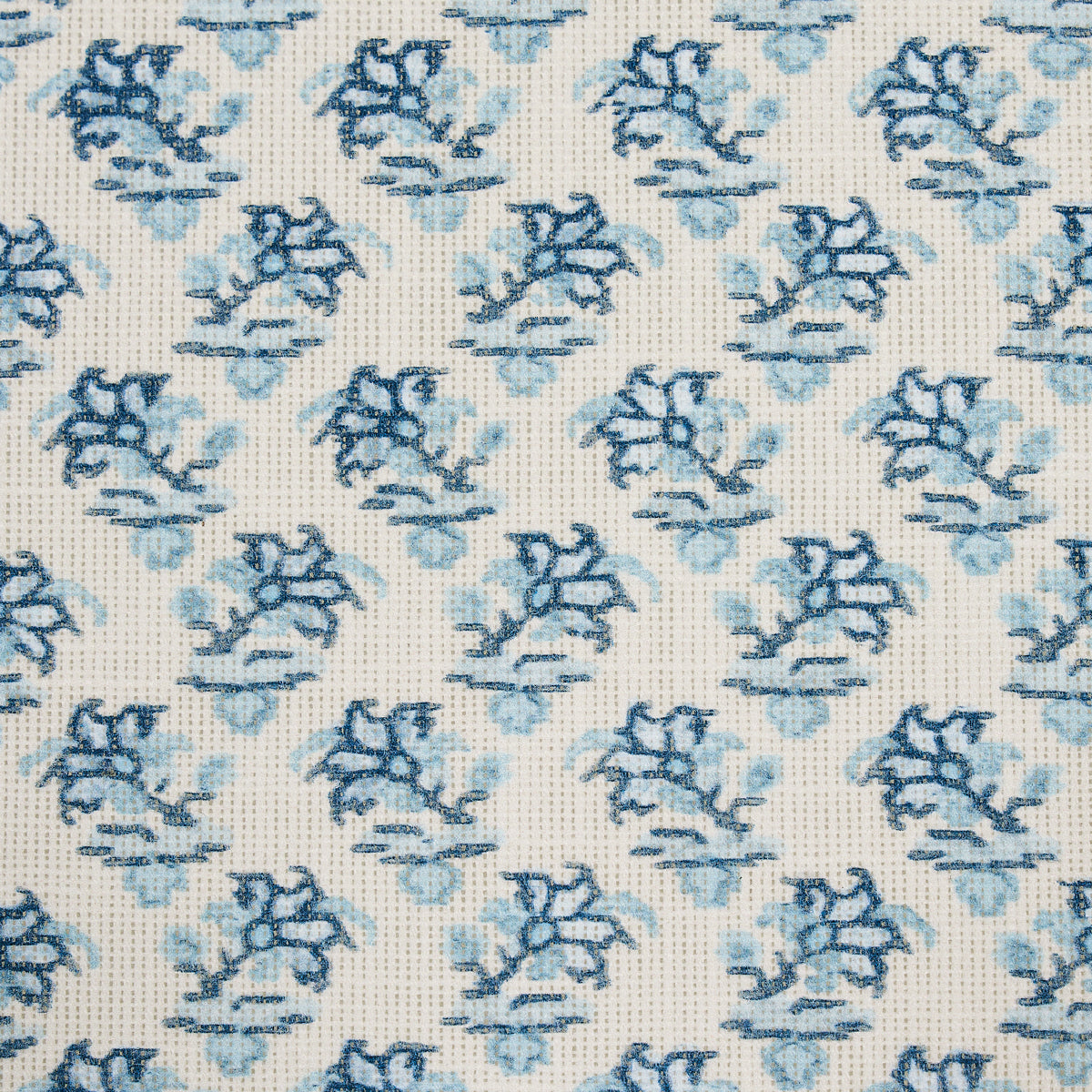 Schumacher Oleander Indoor/Outdoor Indigo Fabric 180760