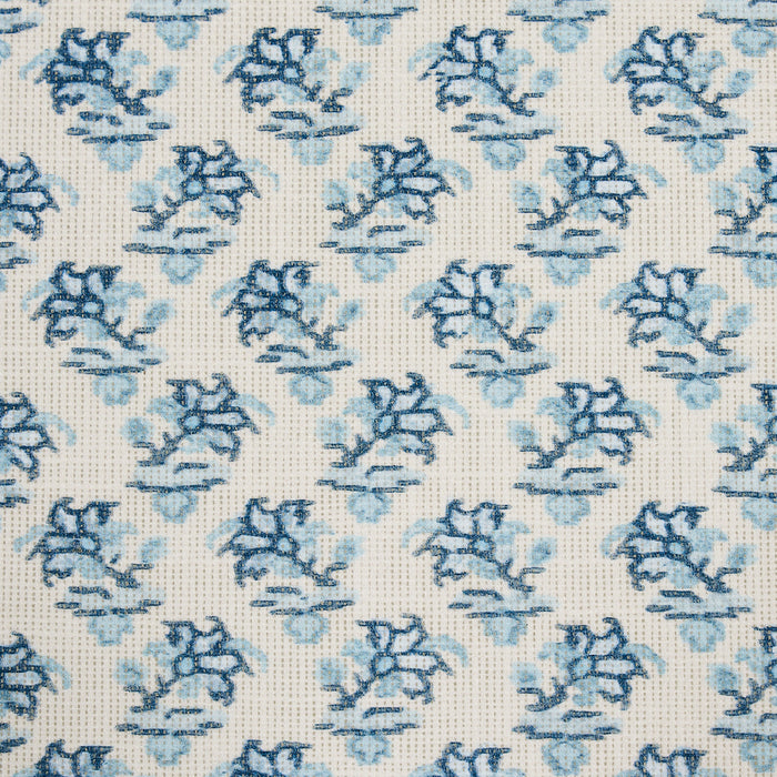 Schumacher Oleander Indoor/Outdoor Indigo Fabric 180760