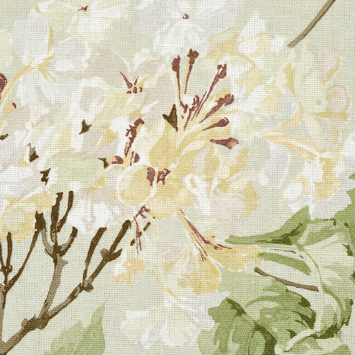 Schumacher Summer Hydrangea Celadon Fabric 180820