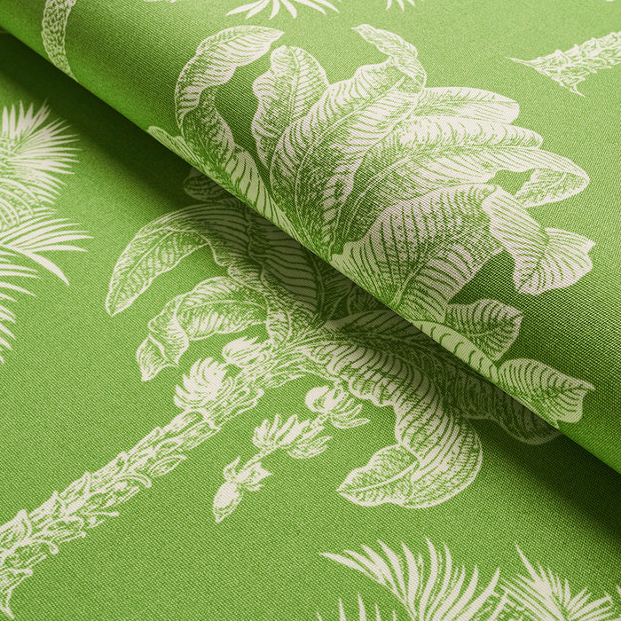 Schumacher Grand Palms Indoor/Outdoor Green Fabric 180960