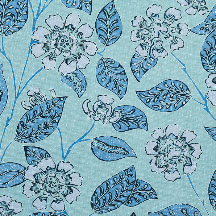 Schumacher Kava Cay Indoor/Outdoor Blues Fabric 181001