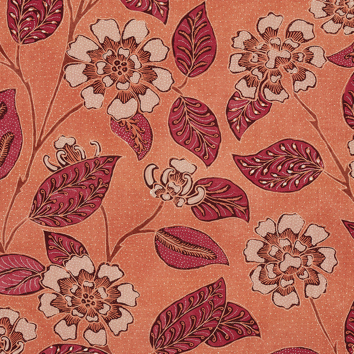 Schumacher Kava Cay Indoor/Outdoor Mango Fabric Sample 181002